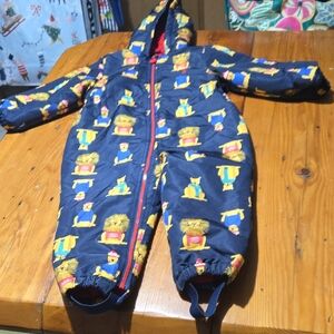 Joules Vibrant Snowsuit Lions Sz 2/3 Years So Cute